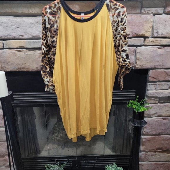 Cali USA colorblock raglan style tunic blouse Size 1X - Picture 7 of 10